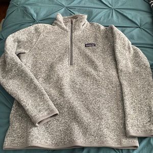 Patagonia Better Sweater 1/4 Zip S Small Gray women’s slim fit